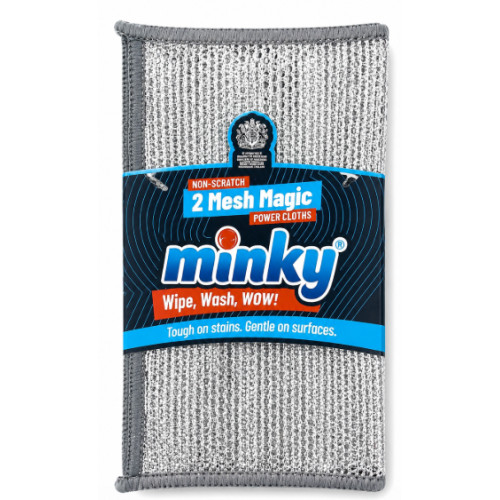 Серветки для прибирання Minky 2 Mesh Magic Power Cloths, 2 шт